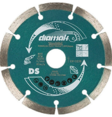 Makita D-61139 DIAMAK Diamond Wheel 125x22,23 (έως 18 δόσεις)