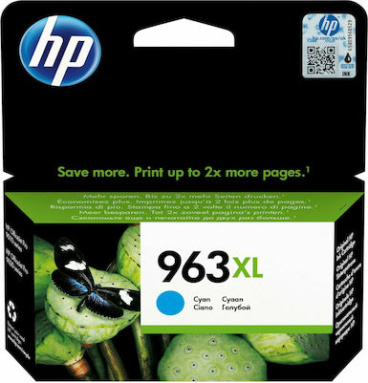 HP Μελάνι Inkjet No.963XL HC Cyan (3JA27AE) (HP3JA27AE)