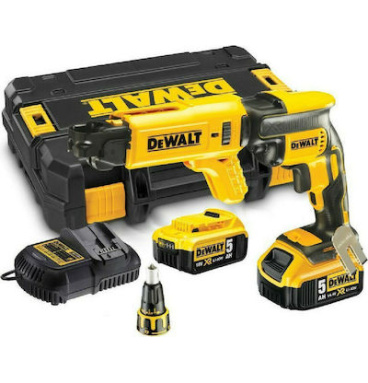 Dewalt DCF620P2K Κατσαβίδι Γυψοσανίδας Μπαταρίας 18V 2x5Ah (DCF620P2K-QW) 5035048548134