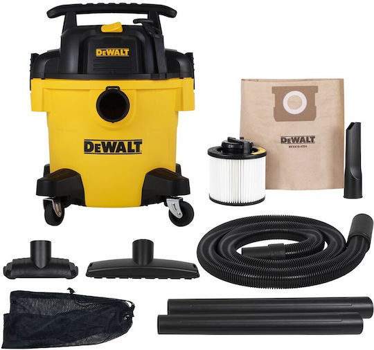 Dewalt Σκούπα Υγρών / Στερεών με Κάδο 20lt