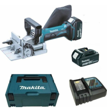 Makita DPJ180RTJ - Φρεζοκαβιλιέρα 18V 2x5Ah με Σύστημα Αναρρόφησης