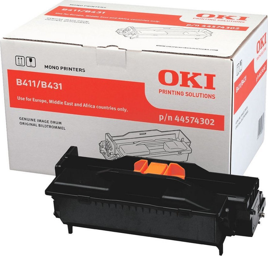 OKI 44574302 Γνήσιο Drum Laser Εκτυπωτή Μαύρο 25000 Σελίδων 5031713048671