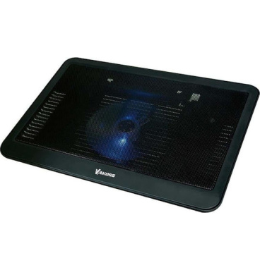 Vakoss LF-1854LK notebook cooling pad 43.2 cm (17") Black VAK