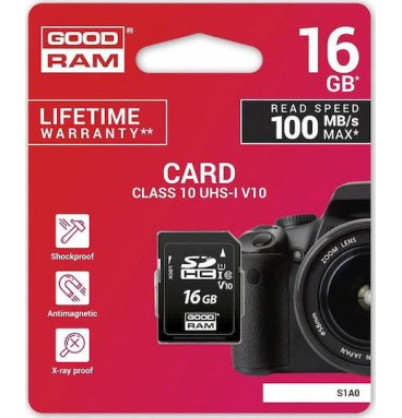 Κάρτα GoodRam S1A0 SDHC 16 GB Class 10 UHS-I/U1 V10 (S1A0-0160R12) 5887688 5908267930205