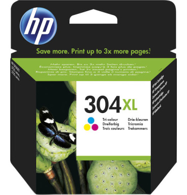 ORIGINAL Μελάνι HP 304XL N9K07AE Tri-color (ΛΗΓΜΕΝΟ)