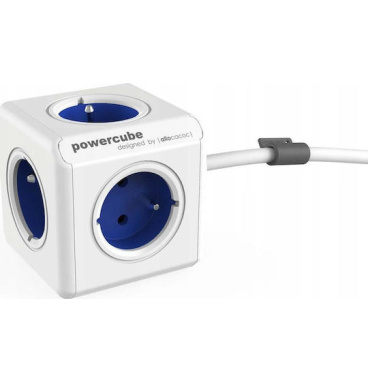 PowerCube Extended 5 sockets 1.5m blue