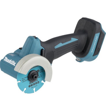Makita DMC300Z - Γωνιακός τροχός LXT 18V 76mm μαζί με 3 δίσκους κοπής, προφυλακτήρα, εξάγωνο κλειδί, χωρίς μπαταρίες και φορτιστή