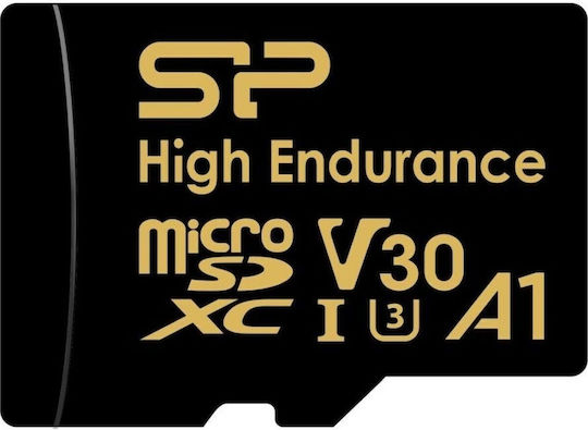 SILICON POWER κάρτα μνήμης microSDHC High Endurance, 128GB, Class 10 UHS-I U3 A1 V30