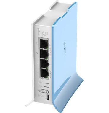 MikroTik hAP lite Access Point Wi-Fi 4 Single Band (2.4GHz)