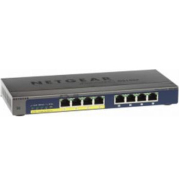 NetGear GS108PP Unmanaged L2 PoE+ Switch με 8 Θύρες Gigabit (1Gbps) Ethernet