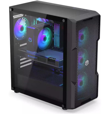 Endorfy Regnum 400 ARGB Gaming Midi Tower Κουτί Υπολογιστή με Πλαϊνό Παράθυρο Μαύρο