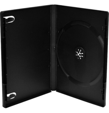 MediaRange DVD Case for 1 disc 14mm machine packing Black (MRBOX11-M)