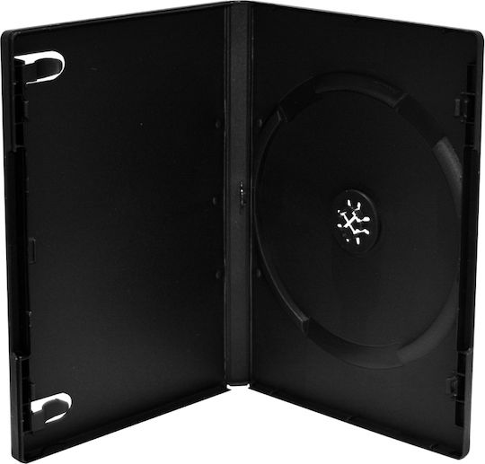 MediaRange DVD Case for 1 disc 14mm machine packing Black (MRBOX11-M)