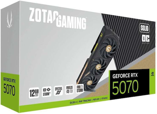 ZOTAC GEFORCE RTX 5070 12GB SOLID OC ZT-B50700J-10P