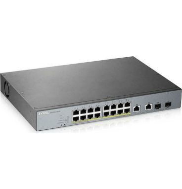 Zyxel GS1350-18HP Managed L2 PoE+ Switch με 16 Θύρες Gigabit (1Gbps) Ethernet και 2 SFP Θύρες