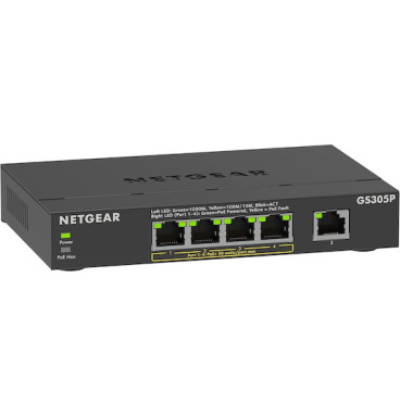 NetGear GS305P-300EUS Managed L3 PoE