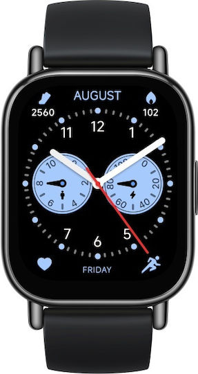 Xiaomi Redmi Watch 5 Lite 48mm Αδιάβροχο με Παλμογράφο (Μαύρο)