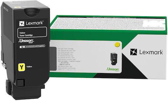 Lexmark 71C2HY0 Toner Laser Εκτυπωτή Κίτρινο High Capacity 10500 Σελίδων